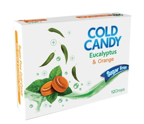 آبنبات سرد پرتقالی بدون قند کامور