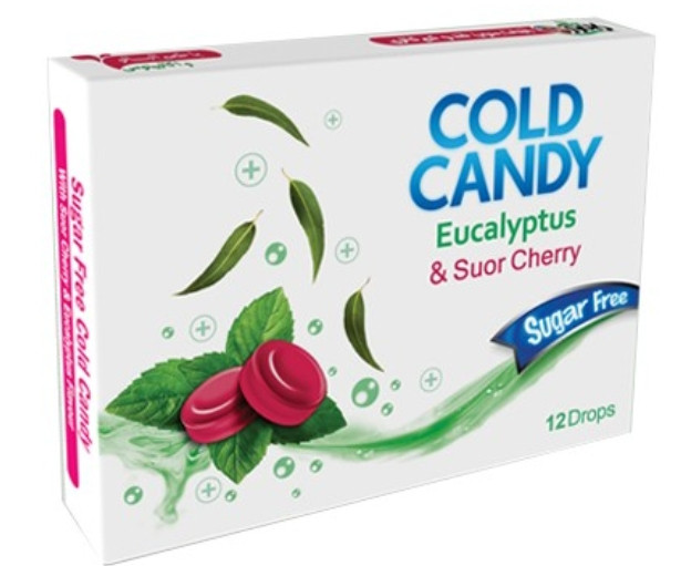 آبنبات سرد توت فرنگی بدون قند