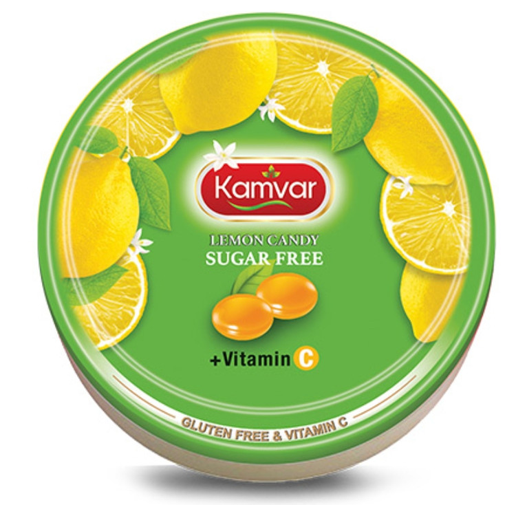 آبنبات رویال لیمو بدون قند و رژیمی کامور