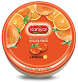 آبنبات رویال پرتقالی بدون قند و رژیمی کامور