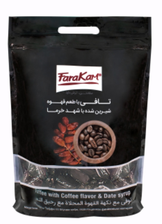 تافی قهوه شیرین شده با شهد خرما یک کیلوگرمی
