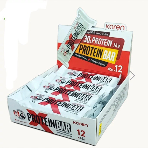 بسته12عددی پروتئین بار کارن طعم شکلاتی