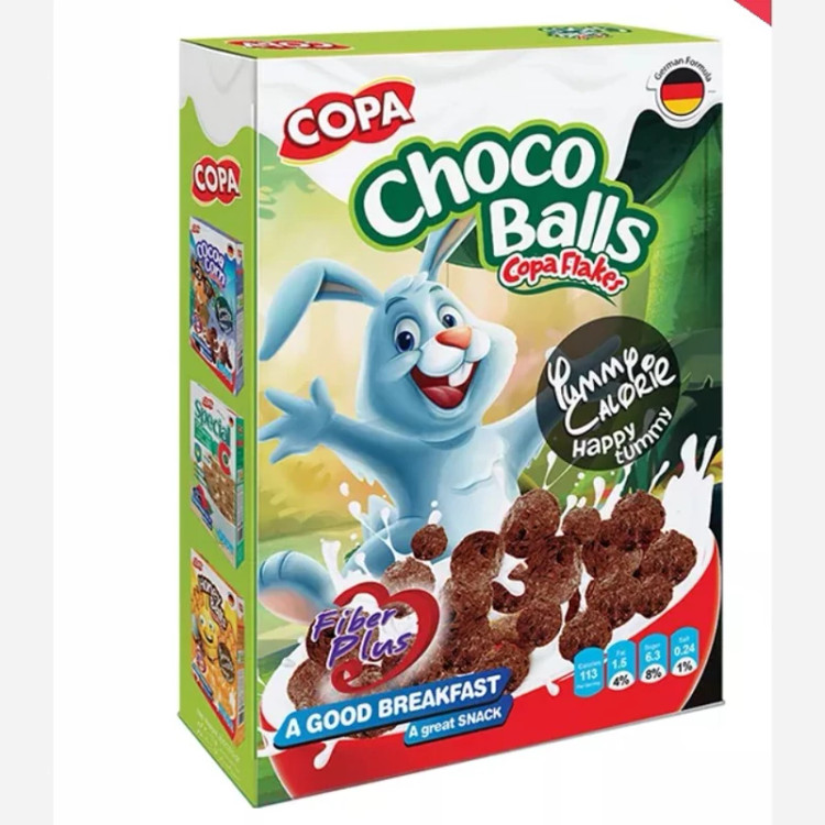 غلات صبحانه توپی شکلاتی کوپا