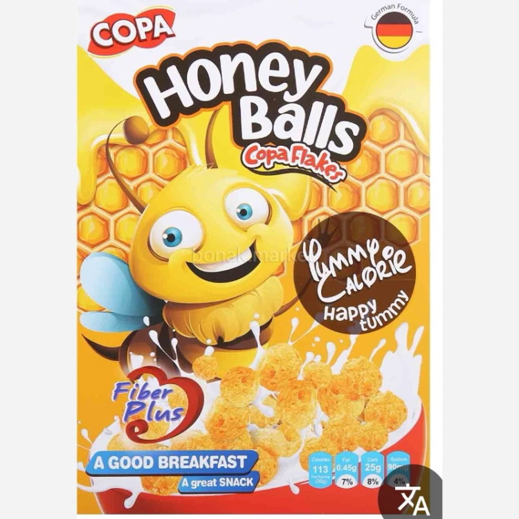 غلات صبحانه توپی عسلی کوپا